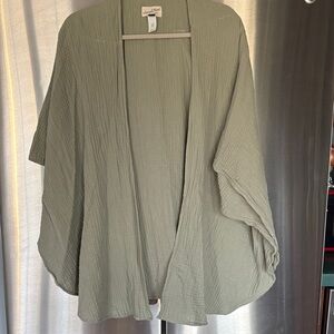 Universal Thread Sage Green Open Front Cardigan